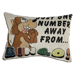 One Number Away Throw Pillow