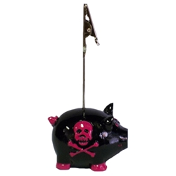 Pirate Skull Piggy Ticket Holder