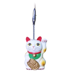 Maneki Neko (Lucky Cat) Ticket Holder Color