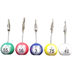 Bingo Ball Ticket Holder