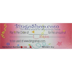 BingoShop Gift Certificate