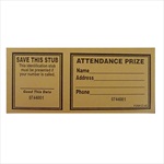 Attendance Prize Tickets